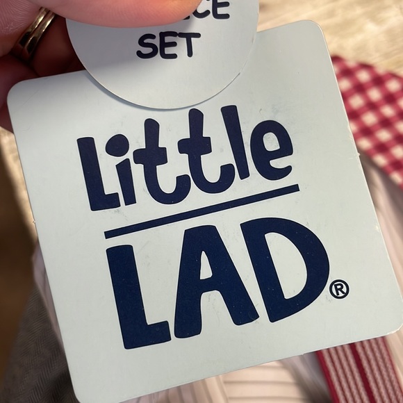 NWT Little Lad Baby Boy's 3 Piece Shirt, Pants and suspender elastic Set- - Picture 6 of 6